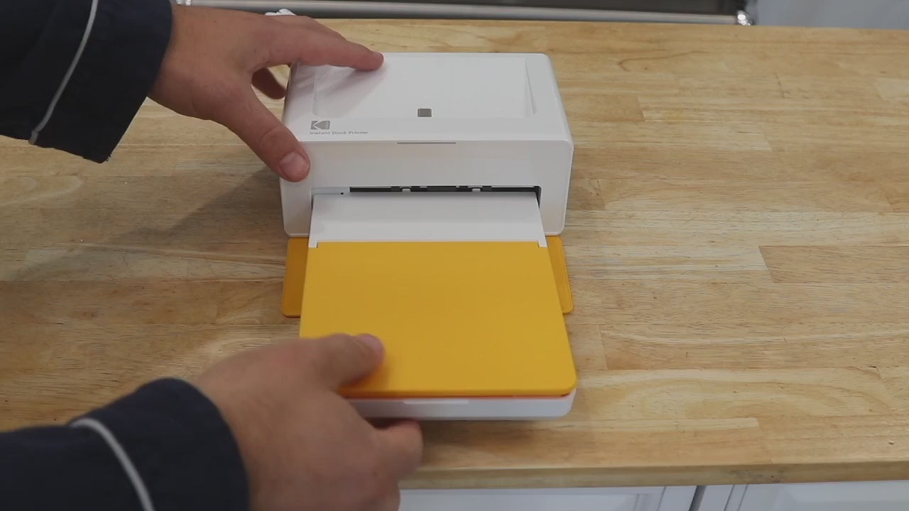 KODAK Dock Plus Photo Printer + Paper Bundle – Type-C & Lightning Dock, 4x6 Prints